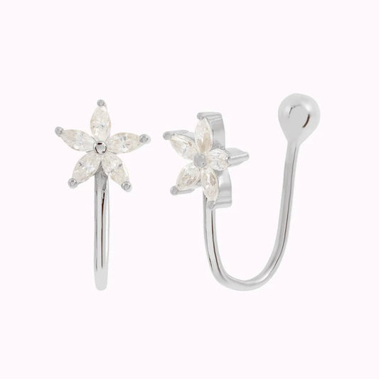 Upper Earcuff with Flower