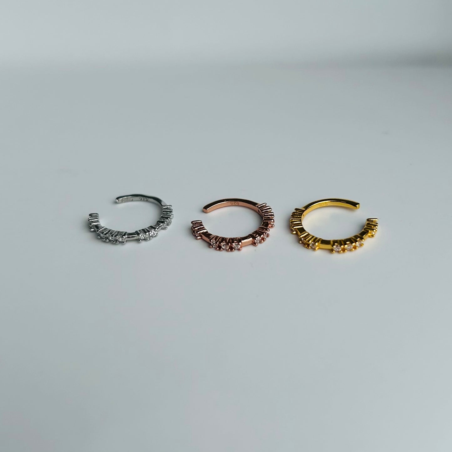 Rose Gold Plated Silver Cuff