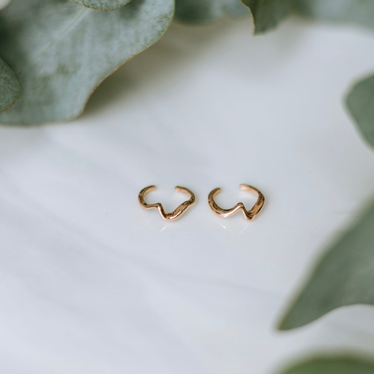 Gold Cuff SEA WAVE