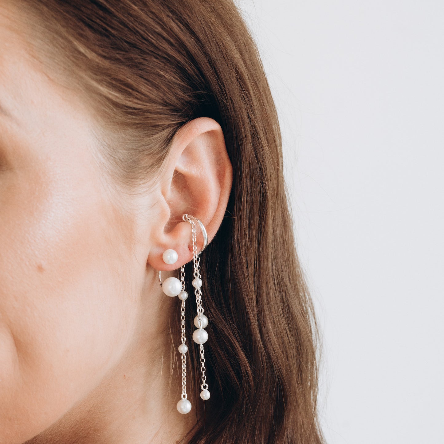 Two Pearl Earrings from ICEFALL