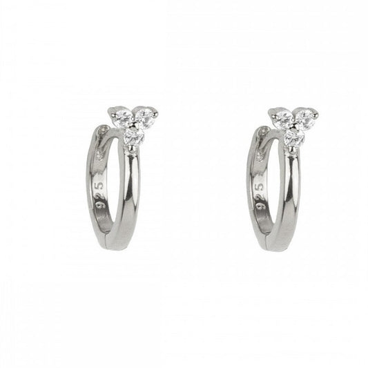 Small Flower Hoops