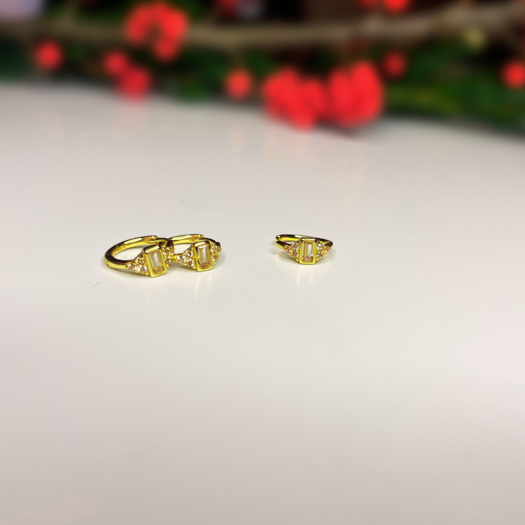 Earrings PENELOPE champagne