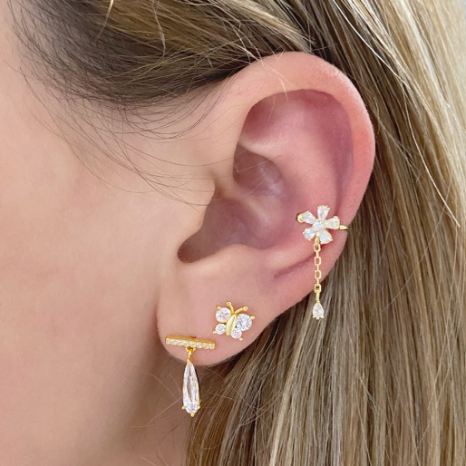 Ear cuff FLORA