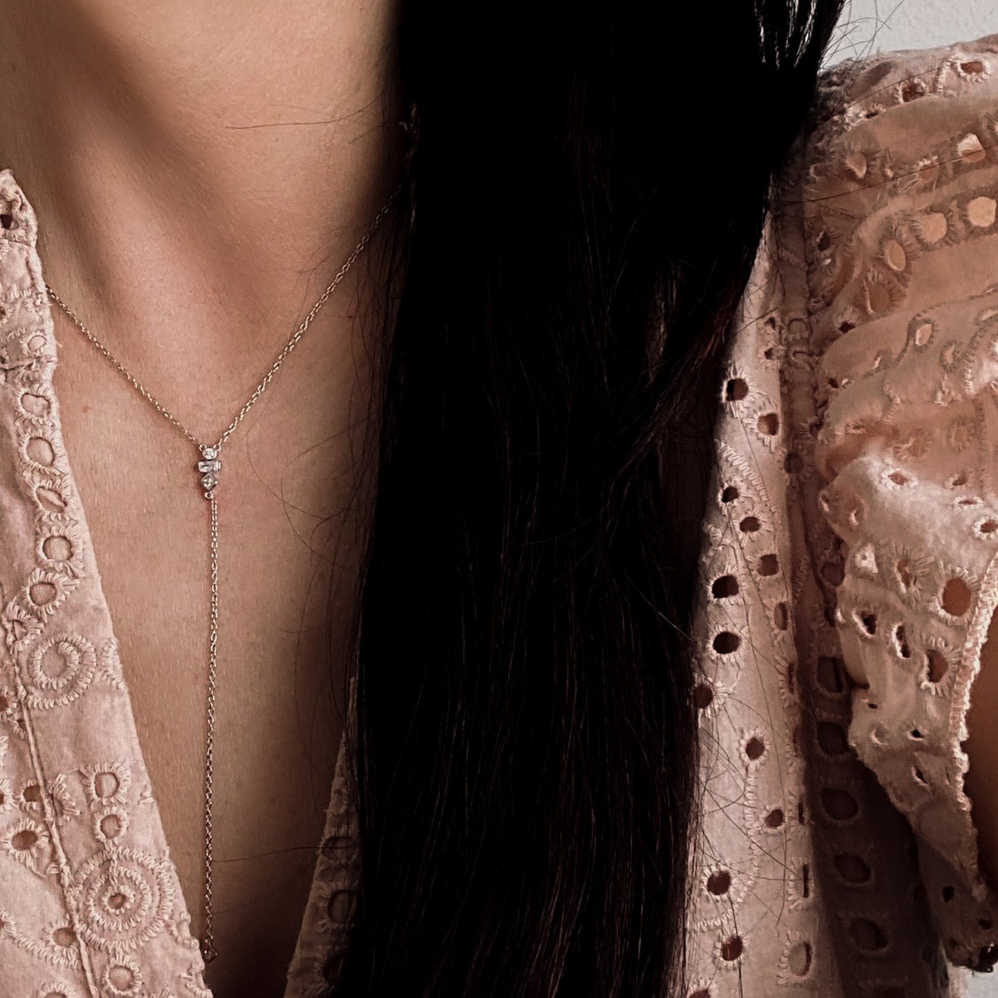 Y Shape Shiny Necklace