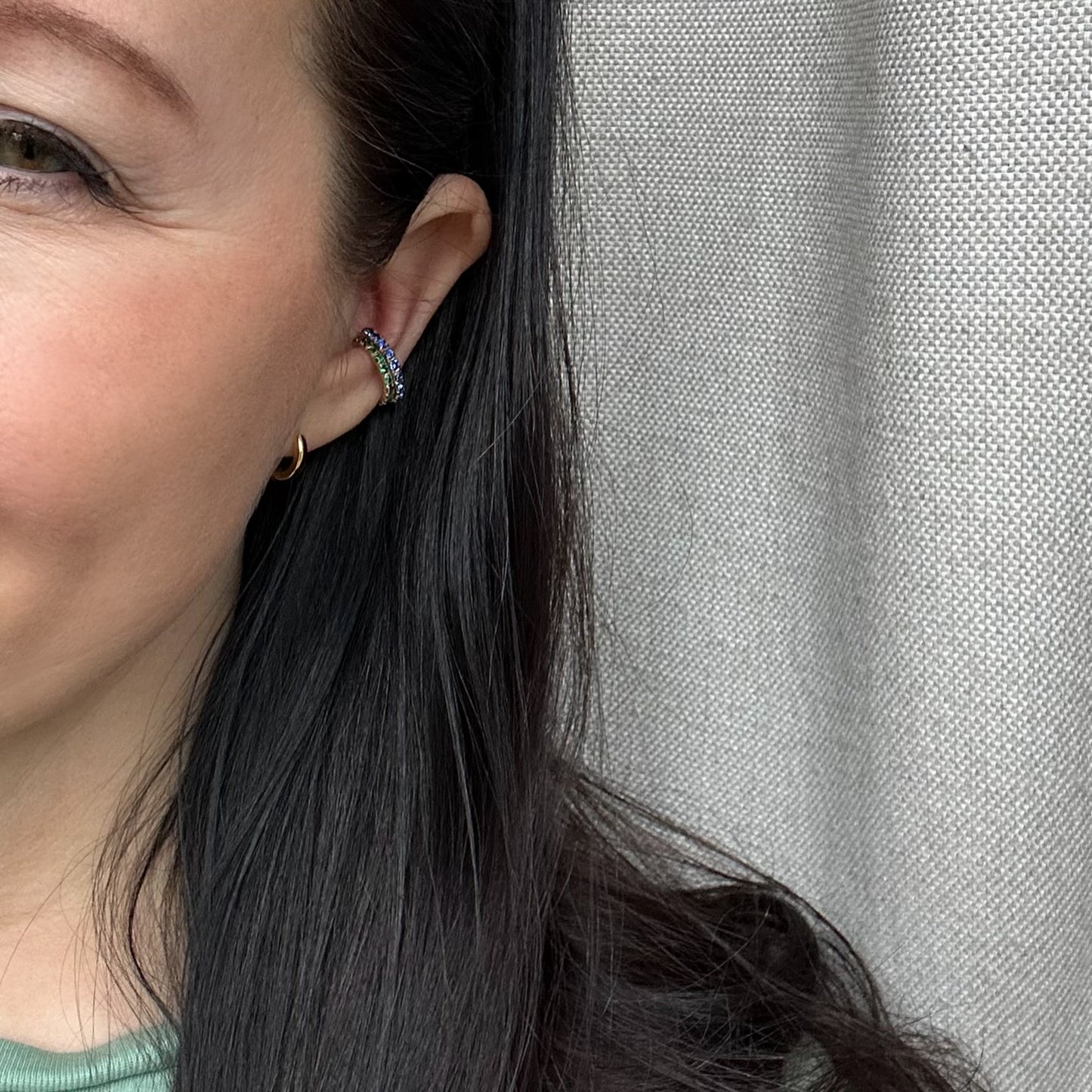 Ear Cuff PARTY BLUE