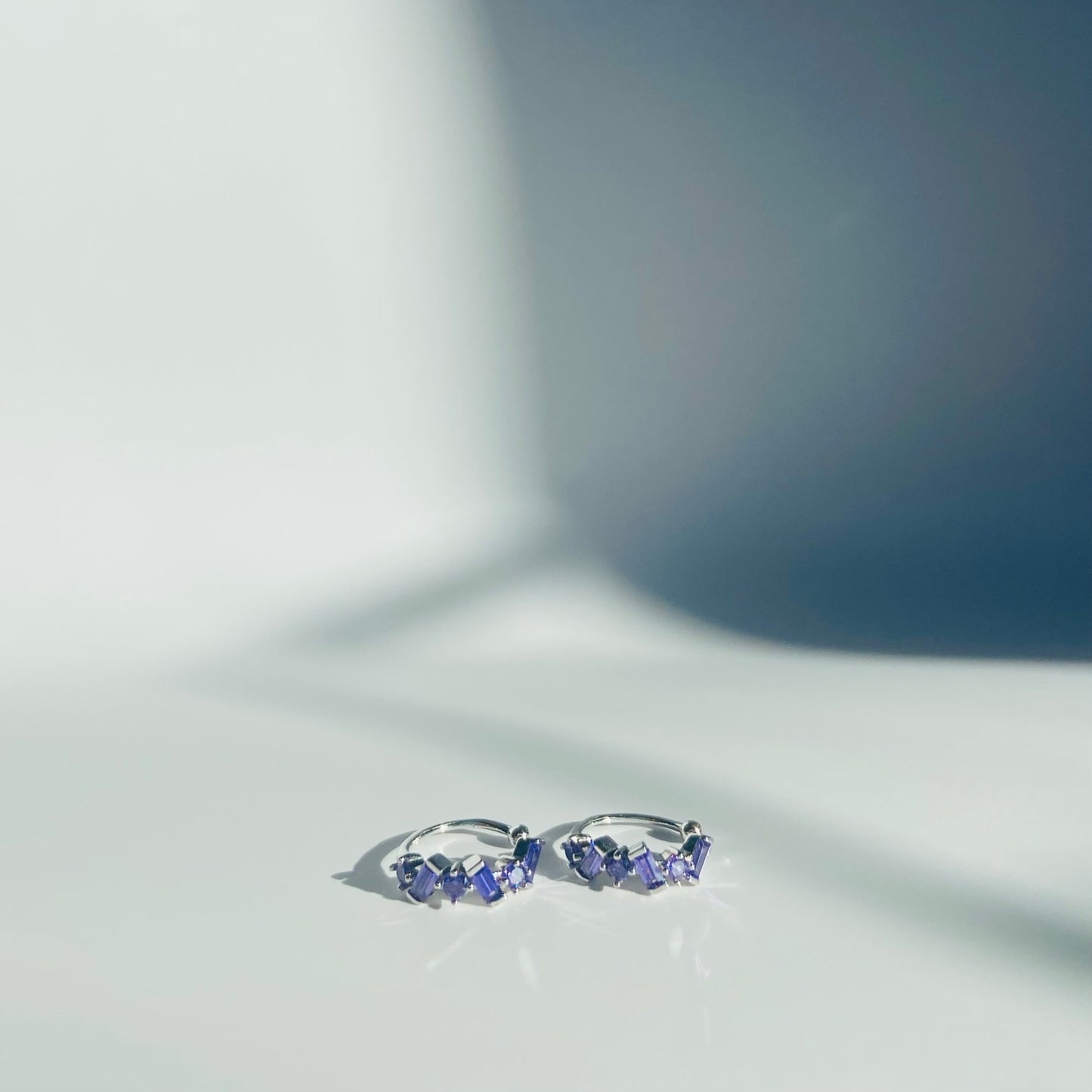 Purple Stone Ear Cuff