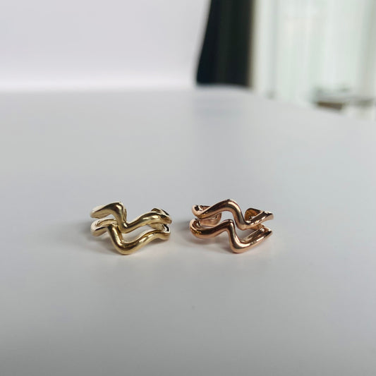 Gold Cuff WAVES