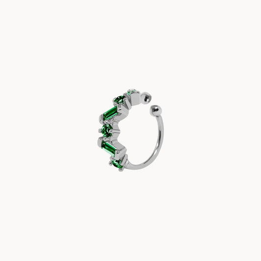 Green Stone Ear Cuff