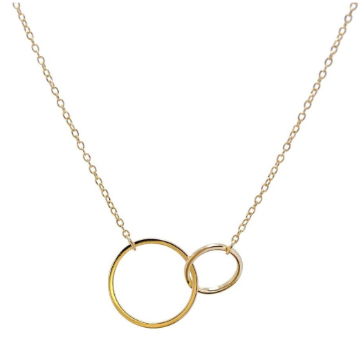 Necklace Two Circles